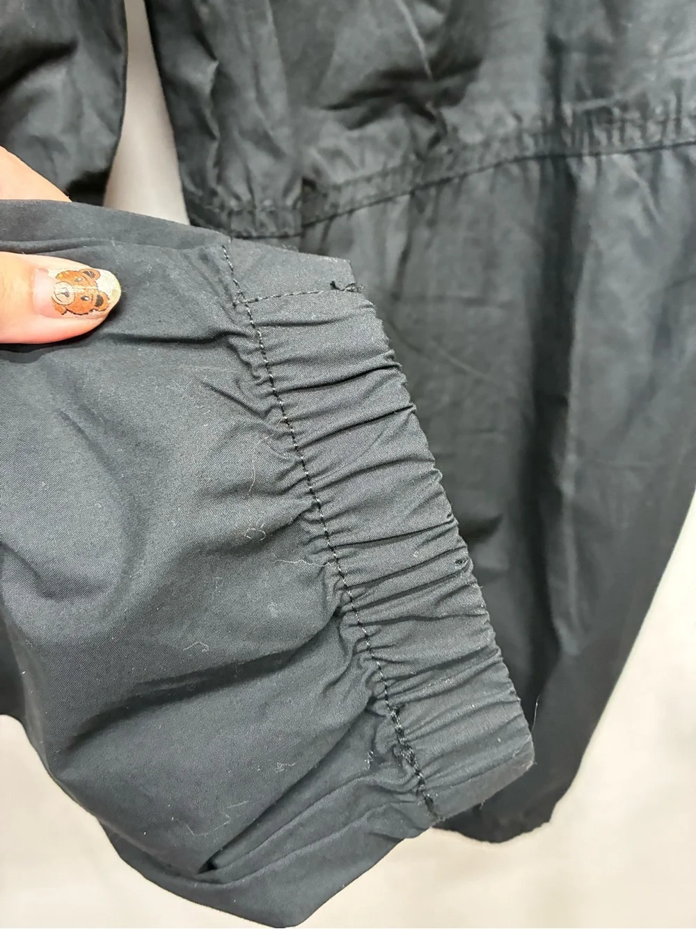 Gap Kids parachute pants size large 10 black utility girls pull on new with tags